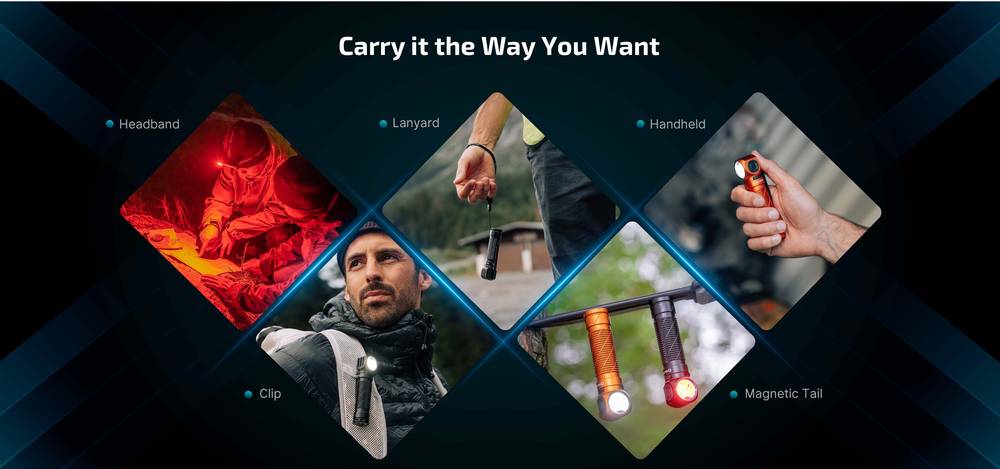 Senter Perun 3 untuk Petualangan & Profesional 3000 Lumens