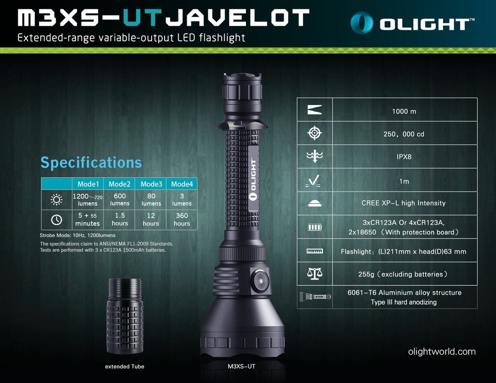olightstore.id olight m3xs-ut javelot