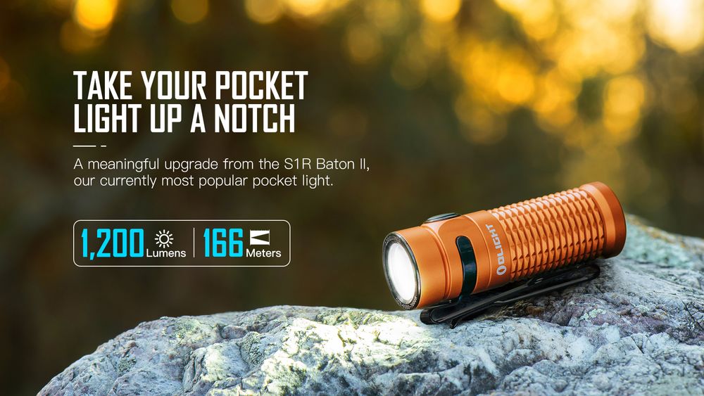 olight baton 3 premium edition orange