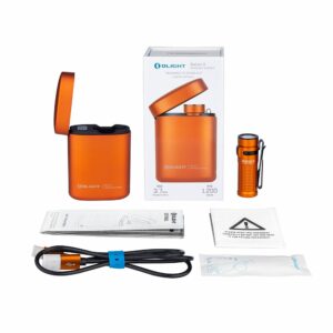 olight baton 3 premium edition orange