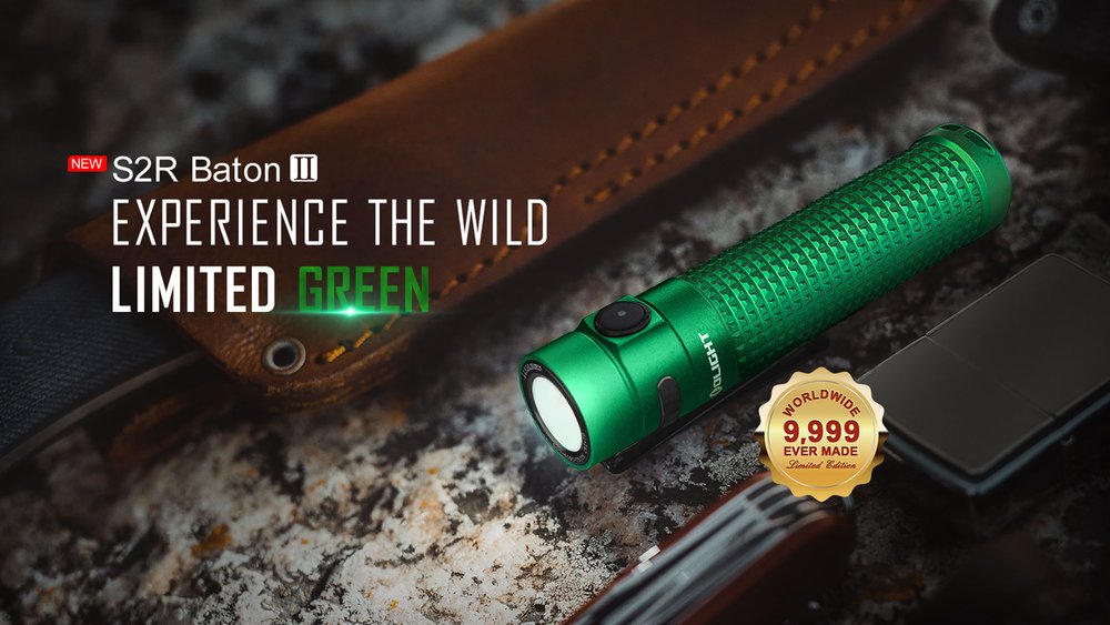 olightstore.id olight s2r baton ii green