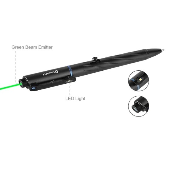 Olight Open Pro Black Senter Pena LED